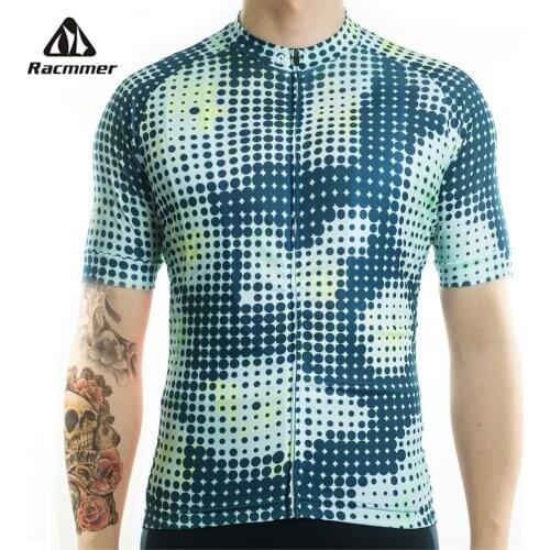 Racmmer 2020 Team Cycling Jersey Short Bike Clothes Ropa Ciclismo Men Bicicleta Bicycle Mtb Road Riding Kit Wear Maillot #DX-57