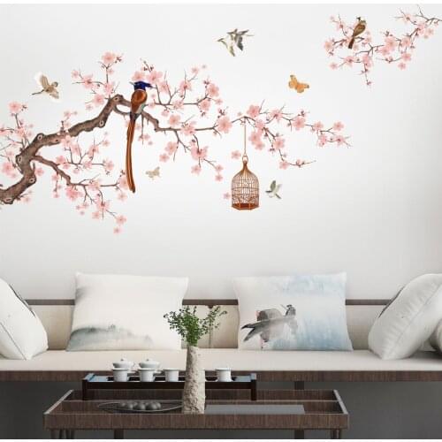 Наклейки цветы на стену Lahoment China At AliExpress