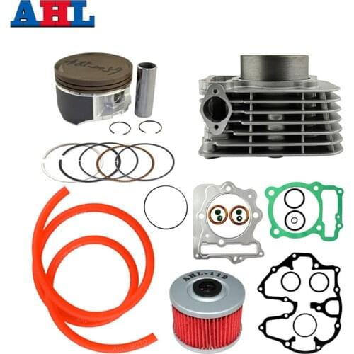 Motorcycle For Honda XR400 1996 - 2004 Size 85mm Air Cylinder Block & Piston Rings Gasket Fuel Hose & Oil Gasoline Filter Kit