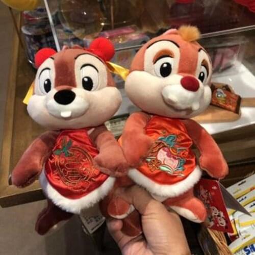 New style Shanghai Disney 2021 New Year Spring Festival Qiqididi Spring Festival Plush Doll Anime Doll gift AG2385