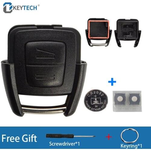 OkeyTech 2 Buttons Remote Car Key Shell For Vauxhall Opel Astra Zafira Omega Vectra Replacement Cover Case Fob Accessories