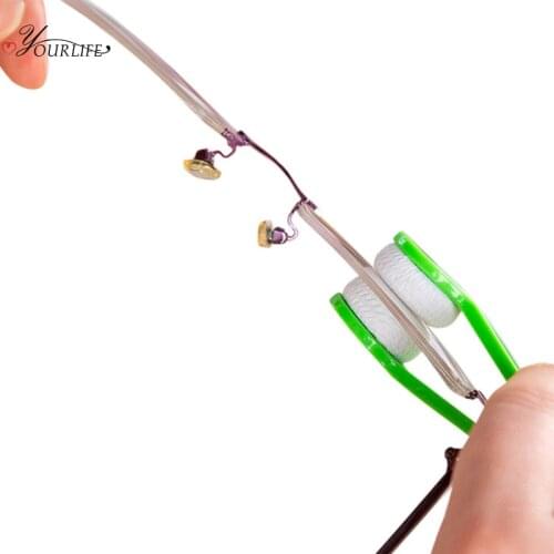 OYOURLIFE 2pcs Multi-function Portable Glasses Brush Two-side Microfiber Spectacles Cleaner Sunglasses Glasses Cleaning Rub