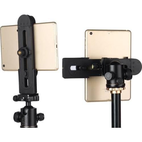 Ulanzi Phone Tablet PC Stands Tripod Mount Adapter Adjustable Clamp for iPad Air Pro Mini 3-14 inch Tablet Phone Tripod Clamp