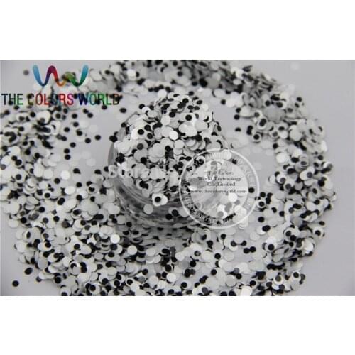 RBW31-57 Mix Dot Circle shape Glitter for Nail Polish Acrylic, polish and DIY supplies1pack=50g