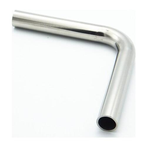 2-1/4" 57mm OD 304 Stainless Steel Sanitary Weld 90 Degree Elbow Pipe Fitting For Home Brew Homebrew Straight Pipe Length 150mm