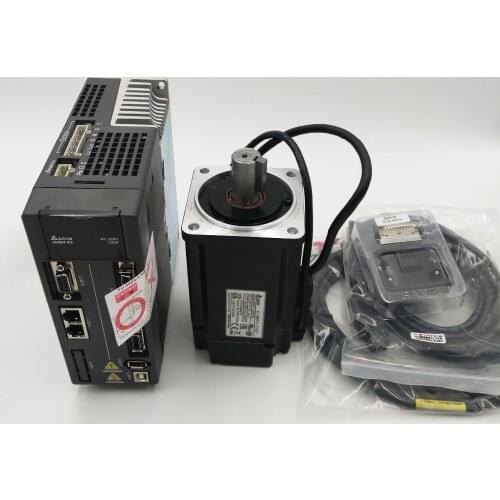 New Delta A2 750W 0.75KW 220V 2.39Nm 3000rpm NEMA32 80MM ASD-A2-0721-L ECMA-C10807RS AC servo motor drive kits with 3m Cable