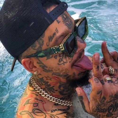 Retro Square Sunglasses Women Luxury Brand Designer Summer Styles Candy Colors Fashion Black Vintage Eyeglasses Shades Men UV400