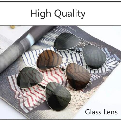 High Quality Polarized Sunglasses Men Women Mineral Glass Lens Prescription Eyewear UV400 Protection Fashion Eyeglasses Frames
