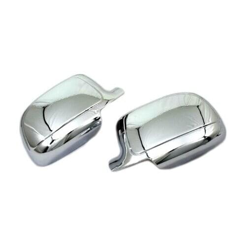 Triple Chrome Plated ABS Mirror Covers for 99-06 GMC Sierra 00-06 GMC Yukon/Yukon XL