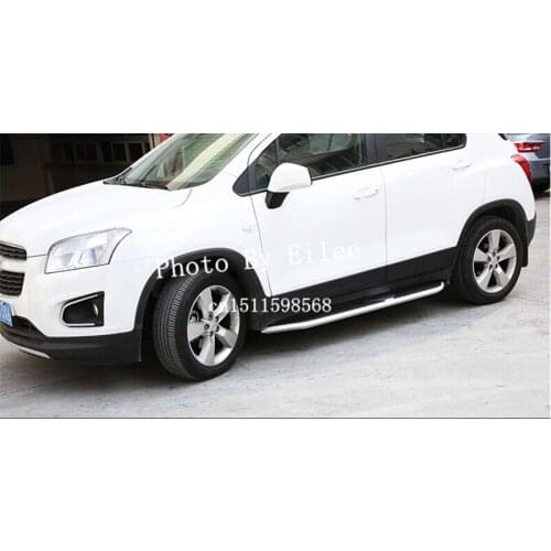 High quality FIT for Chevrolet TRAX 2013-2020 aluminium running board side step nerf bar