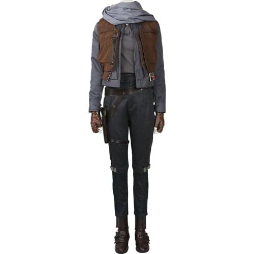 Women Rogue One A Star Wars Story Costume Jyn Erso Costume Adult Women Christmas Halloween Costumes For Women Custom Made