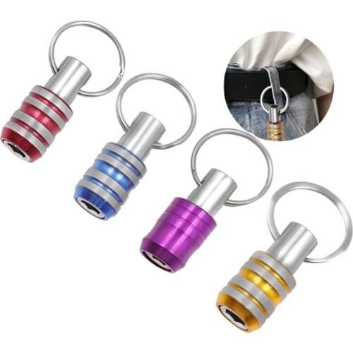 1pcs 6.35MM Double Color Mini Hexagon Socket Extension Lever Keyring Extension Lever Socket Wrench Portable Tool