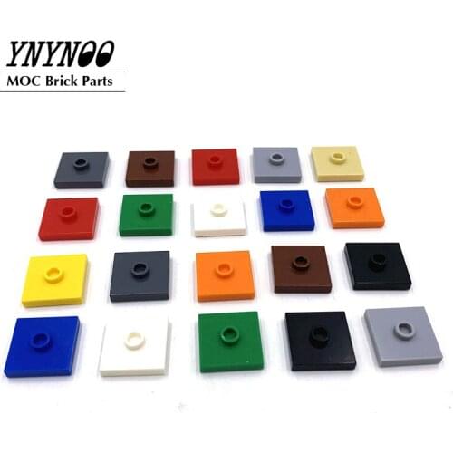 190Pcs DIY Building Blocks Convex Seat Bricks 2x2 Dots Educational Plastic Toys for Children Compatible with MOC 87580