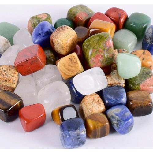 230 g Mixed Tumbled Stone Natural Rock And Quartz Bead Chakra Healing Fountain Decor Crystal Gemstone Irregular Polishing