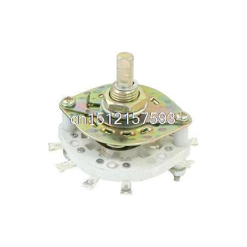 2P4T 2 Pole 4 Position 1 Deck 10 Pins Band Channael Rotary Switch