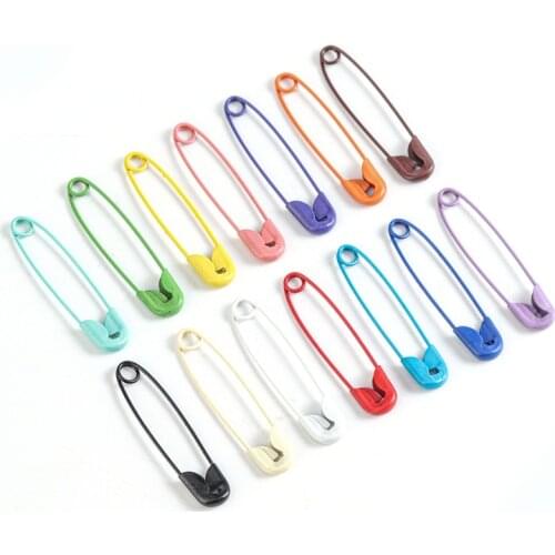 50pcs Mix Color Colorful Safety Pins DIY Sewing Tools Accessory DIY For Jewelry Making Brooch Small Brooch Apparel Accessories