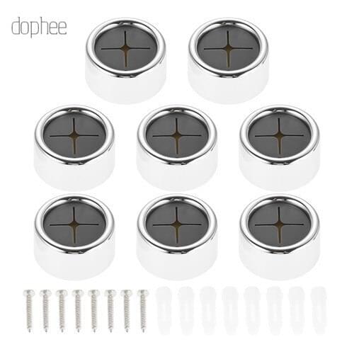 Dophee 6/8pcs Bathroom Storage Hand Towel Racks Kitchen Wash Cloth Clip Holder Storage Rack Towel Rag Hook