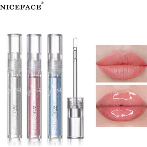 6 Lip Gloss/set Natural Long Lasting Moisturizing Transparent Nutritious Lipstick Hydrating Non-fading Lip Glaze Makeup Beauty