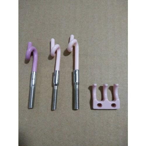 95 Porcelain 99 Porcelain Fine Polished Pig Tail Three-claw Screw 4mm 5mm