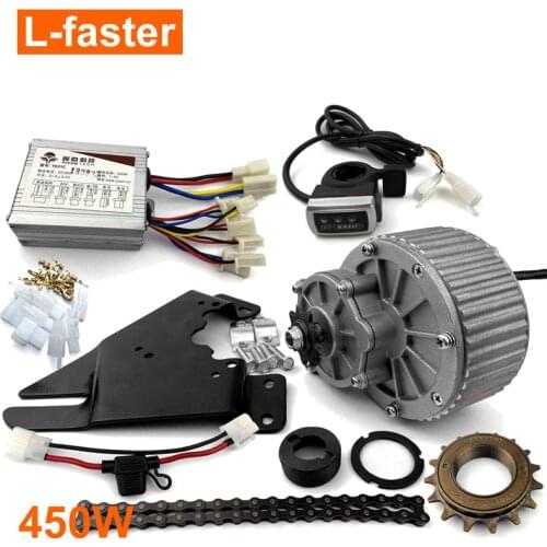 450W Electric Bicycle Cheap Motor Kit Easy To DIY E-bike Economic Ebike Conversion Kit Electric Bike Side Mounted Motor Design