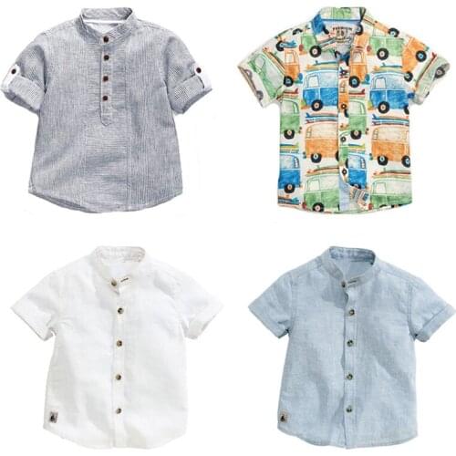 Little maven Boys' Short Sleeve Shirts