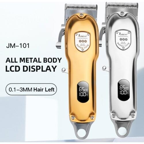 Professional Barber Hair Clipper All Metal Hair Trimmer for Men Beard Electric Cutter Hair Cutting Machine Haircut Cordless