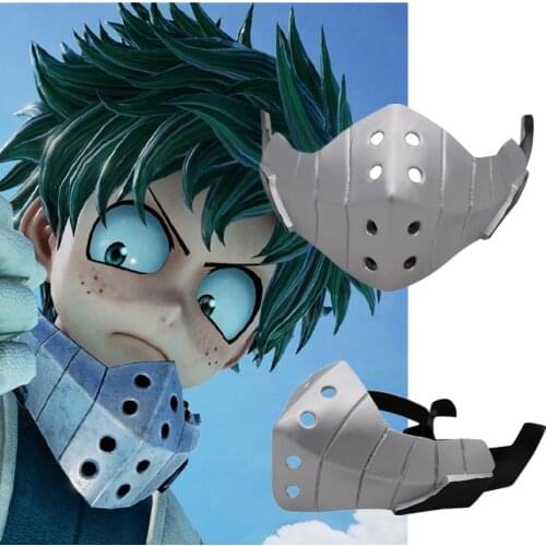 Game Boku No My Hero Academia Midoriya Izuku Deku Mask Cosplay Costume Helmets Resin Masks Masquerade Halloween Party Props