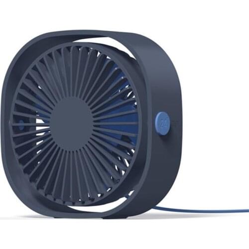 YenvK Portable Mini Fan USB Rechargeable Desktop Fan 3 Speed Personal with 360 Rotation Adjustable For Home Traveling