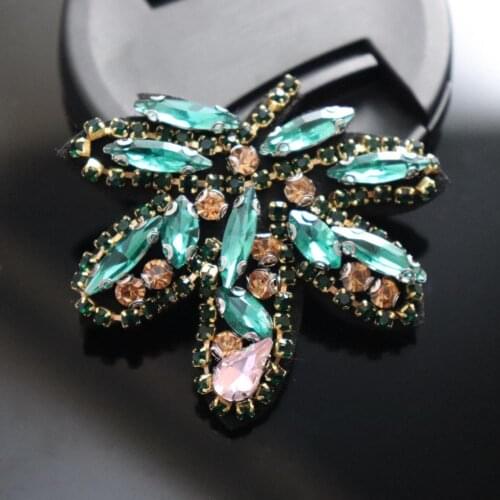 Explosive Handmade Beaded Maple Leaf Patch For Clothes Covers DIY Decoration Patches Patch Hole Decals