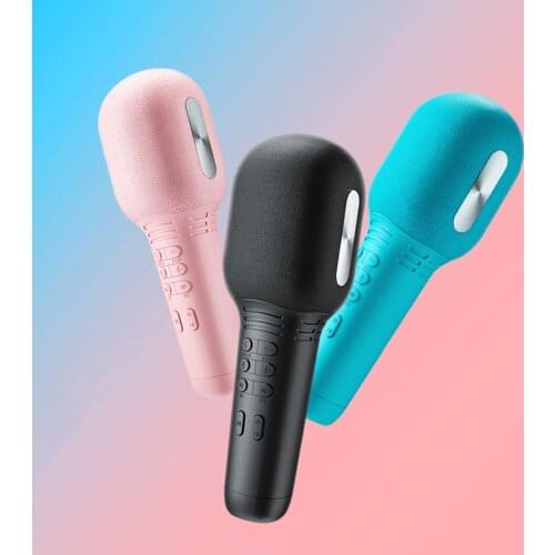 Handheld Karaoke Mic Bluetooth 5.0 Wireless Microphone with Sound Effects