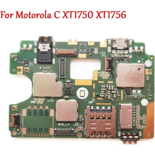 Tested Full Work Original Unlock Motherboard Logic Circuit Electronic Panel For Motorola Moto C XT1750 XT1754 XT1755