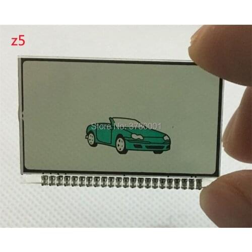 Z5 Lcd Display for Russian Version two way car alarm system LCD Remote controller Key Fob Tomahawk Z5