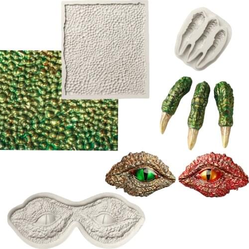 Dragon Silicone Mold Fondant Mould Cake Decorating Tools Chocolate Gumpaste Molds, Sugarcraft, Kitchen Gadget