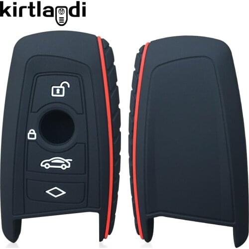 Silicone Cover Car Key Case for BMW F10 X4 F30 X3 F25 F20 Serie 1 3 5 M235i F34 F36 F80 F26 Remote Fob Keyless Keyring