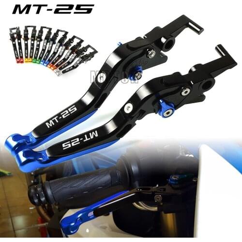 Motorbike Fold For Yamaha MT-25 MT25 MT 25 2005 2006 Motorcycle CNC Aluminum Brake Clutch Levers Adjustable Folding Extendable