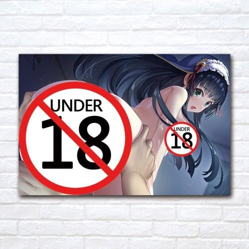 Modern Hot Beauty Canvas Painting Contemporary Art Poster Print Adult Anime Wall Picture for Living Room Home Decor