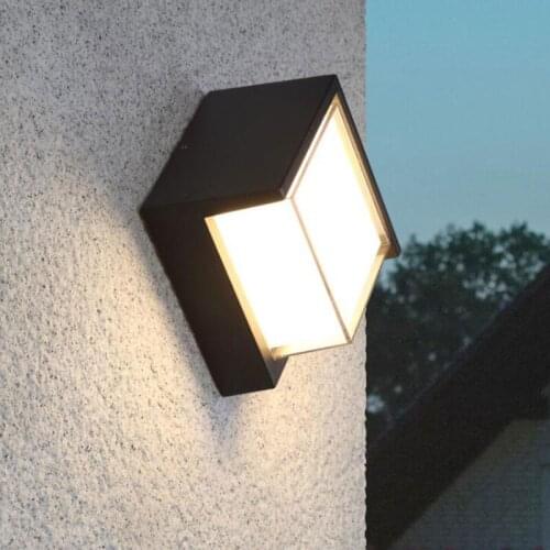 12W Modern Wall Lamp Led Aluminum lampada luminaria Outdoor Indoor Waterproof IP54 Porch Garden Stairs bedroom Wall Light