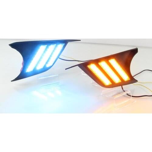 Led DRL Daytime Running Light for Honda ENVIX 2019 blue night Turn Signal accesorios para auto
