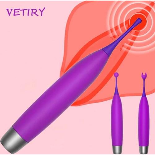 VETIRY Sex Toys Vibrator G-Spot Clitoris Stimulator Clit Vibrator Nipple Massager Sticks Mini Bullet Vibrador For Women 3 Heads