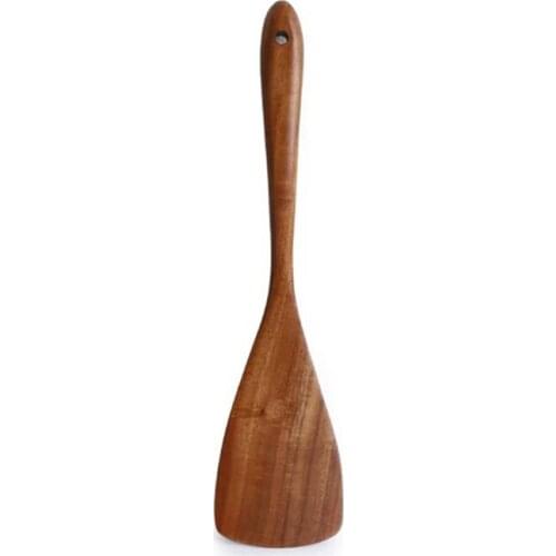 1* Wooden Indian Rosewood Spoons Spatula Kitchen Cooking Wood Utensils Tool US