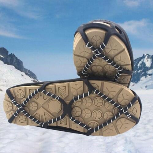1 Pair Anti-Slip Winter Shoes Boot Grip Snow Gripper Ice Cleats Spikes Crampons Climbing Shoe Spikes Anti Slip Shoes Cover
