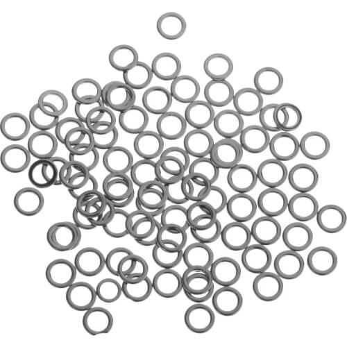 100pcs Fishing Round Rig Rings Lure Hook Baits Rings Terminal Tackle O Rings Fishing Tools