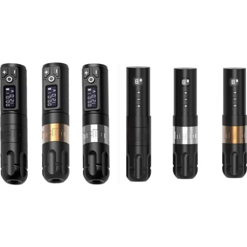 2021 New Soldier Wireless Tattoo Pen Machine Battery with Portable Power Brushless Motor Digital LED Display For Body Art