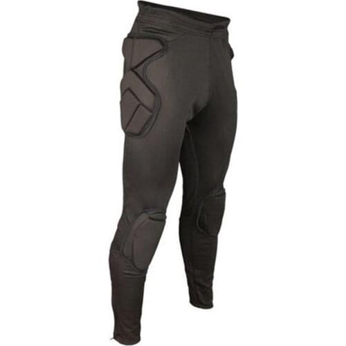 2019 rugby soccer goalkeeper training pants american football pads pants fitness workout kneepad legins sport football trousers