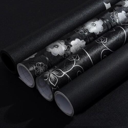Black Opaque Blackout Window Sticker Shading Glass Film Sunscreen Insulation Film Vinyl Self-Adhesive Sticker 3D Glass Paper