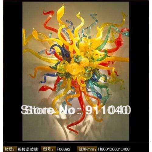 Decorative Blown Glass Wall Art Wall Sconces
