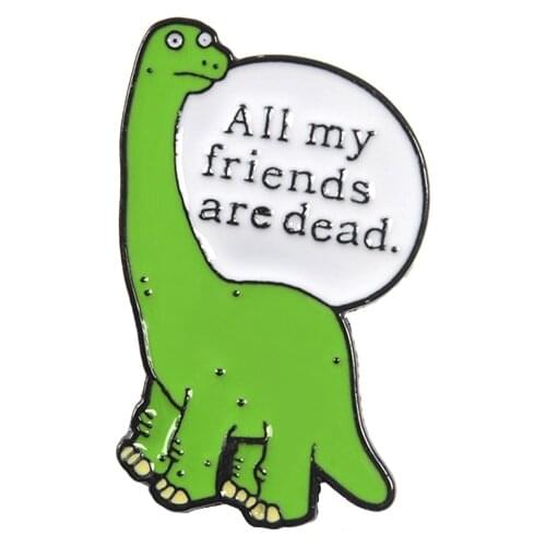 Dinosaur ! T Rex Diplodocus Stegosaurus Triceratops Kawaii Sweet Lolita Fairy Kei Spank Pastel Goth Enamel Pin Badge Brooch Gift