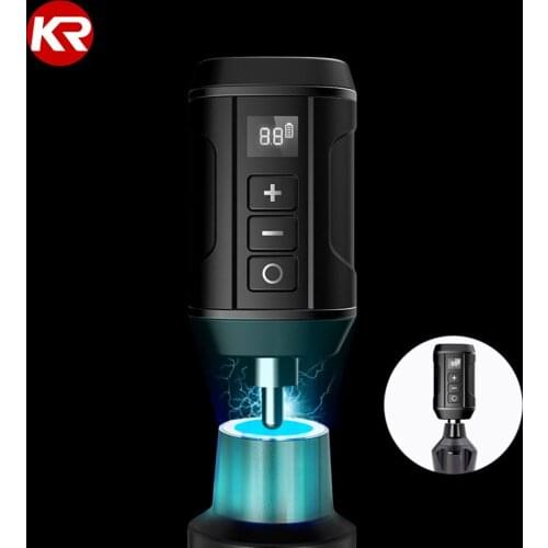 Nieuwe Wireless Tattoo Voeding Power Pack Werken 6 Uur Mini Draagbare Voeding Rca & Dc Tattoo Supply Pen rotary Machine