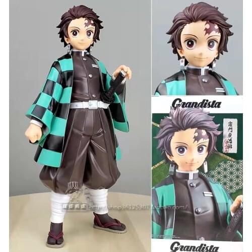 In Stock Original Banpresto Demon Slayer Kimetsu No Yaiba Grandista Kamado Tanjirou Figure Model Toys Anime Figurals Brinquedos