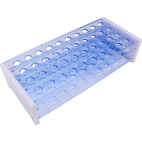 Plastic 3 Layers Lab Test Tube Rack Holder for 18mm Centrifugal Pipe Stand 40 Holes